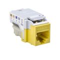 RJ45FC6-YEL - INSERT RJ45 JACK TO IDC CONN