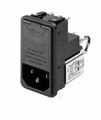 FN376-2-21 - Male IEC/EN 60939 IEC Filter Panel Mount,Solder,Rated At 2A,250 V ac Operating Frequency 0400Hz