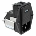 4EDL4M - AC Power Entry Modules 4A IEC - .110 FASTON FLANGE MOUNT METRIC