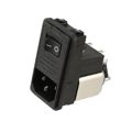 6EHL1SCM - AC Power Entry Modules 6A IEC-.110FSTON MED SNAP IN MOUNT METRIC