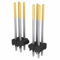 TSW-118-17-L-D - SAMTEC TSW-118-17-L-D Board-To-Board Connector, Vertical, TSW Series, 36 Contacts, Header, 2.54 mm, Through Hole, 2 Rows