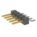 TSM-105-01-LM-SH - Conn Unshrouded Header HDR 5 POS 2.54mm Solder RA SMD