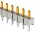 HTSW-150-06-L-S - SAMTEC HTSW-150-06-L-S Board-To-Board Connector, Vertical, HTSW Series, 50 Contacts, Header, 2.54 mm, Through Hole, 1 Rows