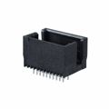 104076-1 - 2-Row Header, Pin, Plug Through Hole Bronze