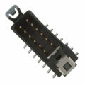 M80-8281442 - Datamate L-Tek DIL Male Vertical SMT Connector, latched, selective gold + tin, 7+7 contacts