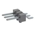 TSM-103-01-TM-SH-A - Conn Unshrouded Header HDR 3 POS 2.54mm Solder RA SMD Tube