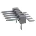 TSM-105-01-T-SH-LC-P - Conn Unshrouded Header HDR 5 POS 2.54mm Solder RA SMD Tube