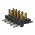 FTS-105-03-F-DV-A-P-TR - FTS Series 2-Row Header, Cuttable Solder Phosphor Bronze Tape &amp; Reel (TR) Surface Mount Gold Liquid Crystal Polymer (LCP) 10-Position Board to Board or Cable 0.034 0.86mm Height