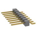 TSM-108-02-G-SH - Conn Unshrouded Header HDR 8 POS 2.54mm Solder RA SMD Tube
