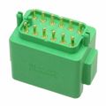 AT04-12PC-BM01 - AT RECEPTACLE,12 PIN (GOLD) PCB,BOARD MOUNT,NO POTTING,GRN