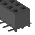 MMS-117-02-F-DV-P-TR - 2 RowsReceptacleSolderPhosphor BronzeSurface MountTape &amp; Reel (TR)GoldLiquid Crystal Polymer (LCP)34 PositionsFemale Socket
