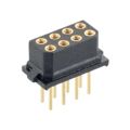 M80-7701445 - 2 RowsReceptacleSolderBeryllium CopperThrough HoleTubeGoldPolyamide (PA46), Nylon 4/614 PositionsFemale Socket
