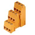 1769780000 - 0.200 5.08mm Orange Bulk Thermoplastic, Wemid Through Hole Horizontal with Board Screw - Clamping Yoke, Tension Sleeve 3 Levels 14-24 AWG Omnimate LM