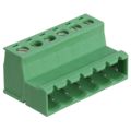 1786213 - Pluggable Terminal Blocks 6 Pos 5.08mm Invert Plug 24-12AWG Screw