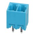 TBP02R2-381-02BE - Bulk 0.150 3.81mm Blue 1 Levels Through Hole Header, Male Pins, Shrouded (4 Side) TBP02R2-381 Polyamide (PA66), Nylon 6/6 Tin Copper Alloy