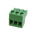 1779848 - Conn Terminal Blocks F 3 POS 5mm Screw RA Cable Mount 12A