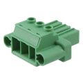 1777846 - Conn Terminal Block F 3 POS 7.62mm Screw RA Cable Mount 41A