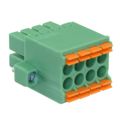 1790315 - Pluggable Terminal Blocks 4 Pos 3.5mm Dbl Row Plug 24-16AWG Spring