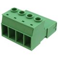 1969399 - Bulk 0.400 10.16mm Green 1 Levels Free Hanging (In-Line) Plug, Male Pins COMBICON IPC Polyamide (PA), Nylon Silver