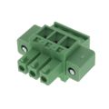 0395178003 - Conn Eurostyle Block F 3 POS 3.81mm Screw ST Cable Mount 8A/Contact
