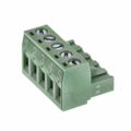0395305105 - Conn Eurostyle Block F 5 POS 5.08mm Screw RA Cable Mount 15A/Contact