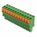 1-1986722-2 - Pluggable Terminal Blocks 3.81MM L/HAND 12 POS STR SPRING PLG