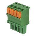 1986692-4 - Pluggable Terminal Blocks 3.5MM R/HAND 4 POS STR SPRING PLG
