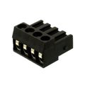 31169104 - METZ CONNECT 31169104 Pluggable Terminal Block, 4 Ways, 125 V, 5 A, 3.5 mm, 28 AWG, 16 AWG