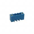 TBP01R2W-508-03BE - Bulk 0.200 5.08mm Blue 1 Levels Through Hole Header, Male Pins, Shrouded (4 Side) TBP01R2W-508 Polyamide (PA66), Nylon 6/6 Tin Copper Alloy