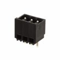 31183103 - Bulk 0.138 3.50mm Black 1 Levels Through Hole Header, Male Pins, Shrouded (4 Side) Polyamide (PA66), Nylon 6/6 Silver Copper Alloy