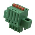 691381030004 - Tray 0.098 2.50mm Green 1 Levels Free Hanging (In-Line) Plug, Female Sockets WR-TBL Series 381 Polyamide (PA66), Nylon 6/6 Tin Copper Alloy