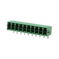1731756 - Bulk 0.138 3.50mm Green 1 Levels Through Hole Header, Male Pins, Shrouded (4 Side) COMBICON MC Polybutylene Terephthalate (PBT) Tin