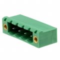 1795682 - Bulk 0.200 5.08mm Green 1 Levels Through Hole Header, Male Pins, Shrouded (4 Side) COMBICON MSTB Polyamide (PA), Nylon Tin
