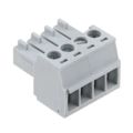 5434560 - Bulk 0.138 3.50mm Gray 1 Levels Free Hanging (In-Line) Plug, Female Sockets BCP Polyamide (PA), Nylon Tin