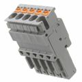 3209905 - Bulk Gray 1 Levels Free Hanging (In-Line) Plug, Female Sockets CLIPLINE COMBI PP-H Polyamide (PA), Nylon