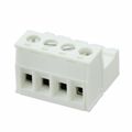 1815950 - 4 Position Terminal Block Plug, Male Pins 0.200" (5.08mm)180° Free Hanging (In-Line)