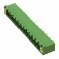 1924622 - Bulk 0.200 5.08mm Green 1 Levels Through Hole Header, Male Pins, Shrouded (4 Side) COMBICON MSTBV Polyamide (PA), Nylon Tin