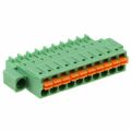 1966172 - Bulk 0.138 3.50mm Green 1 Levels Free Hanging (In-Line) Plug, Female Sockets COMBICON FMC Polyamide (PA), Nylon Tin