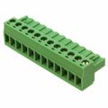 1779932 - Bulk 0.197 5.00mm Green 1 Levels Free Hanging (In-Line) Plug, Female Sockets COMBICON MSTBT Polyamide (PA), Nylon