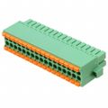 1790441 - Bulk 0.138 3.50mm Green 2 Levels Free Hanging (In-Line) Plug, Female Sockets COMBICON DFMC Polyamide (PA), Nylon Tin