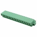 1777950 - Bulk 0.200 5.08mm Green 1 Levels Free Hanging (In-Line) Plug, Female Sockets COMBICON FRONT-MSTB Polyamide (PA), Nylon