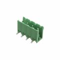 EBQA-04-C - Bulk 0.197 5.00mm Green 1 Levels Through Hole Header, Male Pins, Shrouded (2 Side) EB Polyamide (PA66), Nylon 6/6 Tin Brass