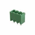 EBPA-03-C-C - Bulk 0.197 5.00mm Green 1 Levels Through Hole Header, Male Pins, Shrouded (4 Side) EB Polyamide (PA66), Nylon 6/6 Tin Brass