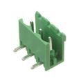 EBQA-03-C - Bulk 0.197 5.00mm Green 1 Levels Through Hole Header, Male Pins, Shrouded (2 Side) EB Polyamide (PA66), Nylon 6/6 Tin Brass