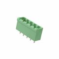 EBPA-05-C-C - Bulk 0.197 5.00mm Green 1 Levels Through Hole Header, Male Pins, Shrouded (4 Side) EB Polyamide (PA66), Nylon 6/6 Tin Brass