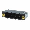 1837381 - Bulk 0.197 5.00mm Black 1 Levels Through Hole Header, Male Pins, Shrouded (4 Side) COMBICON CCV Liquid Crystal Polymer (LCP) Tin Copper Alloy