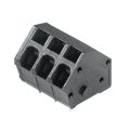1811850000 - 0.197 5.00mm Black Bulk Thermoplastic, Wemid Through Hole 45° (135°) Angle with Board Screwless - Spring Cage, Tension Clamp 1 Levels 14-26 AWG Omnimate LMZF