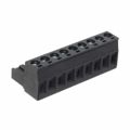 5441812 - Bulk 0.200 5.08mm Black 1 Levels Free Hanging (In-Line) Plug, Female Sockets BCP Tin