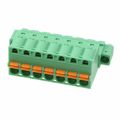 1873553 - Bulk 0.200 5.08mm Green 1 Levels Free Hanging (In-Line) Plug, Male Pins COMBICON FKIC Polyamide (PA), Nylon