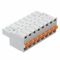 1751684 - Bulk 0.197 5.00mm Gray 1 Levels Free Hanging (In-Line) Plug, Female Sockets COMBICON FKCT